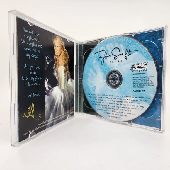 Taylor Swift Deluxe Audio CD & Video DVD (2007) Limited Edition 2-Disc - Picture 2 of 5